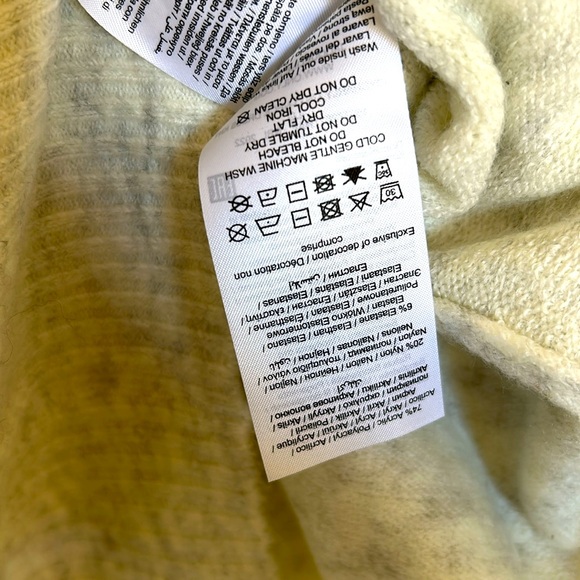 NWT JDY Oversized White Knit Ribbed Long Sleeve O Neck Sweater Dress - Picture 9 of 9